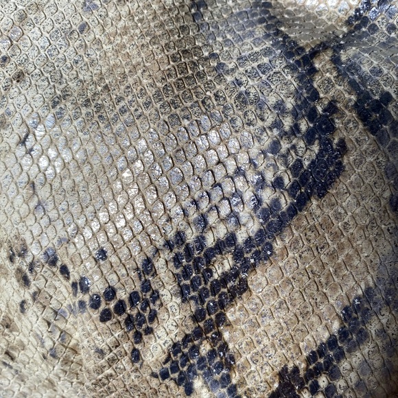 Coach Snake print python satchel bag. (Never used.) - Picture 6 of 6